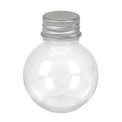 FLACONS AVEC BOUCHON EN ALUMINIUM 50 ML Ø5x6,2 CM TRANSPARENT PET (150 UNITÉ)