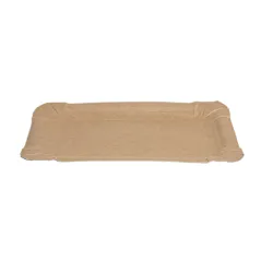 PLATEAUX PÂTISSERIE - PETITS 300 G/M2 16x10CM NATUREL KRAFT (250 UNITÉ)