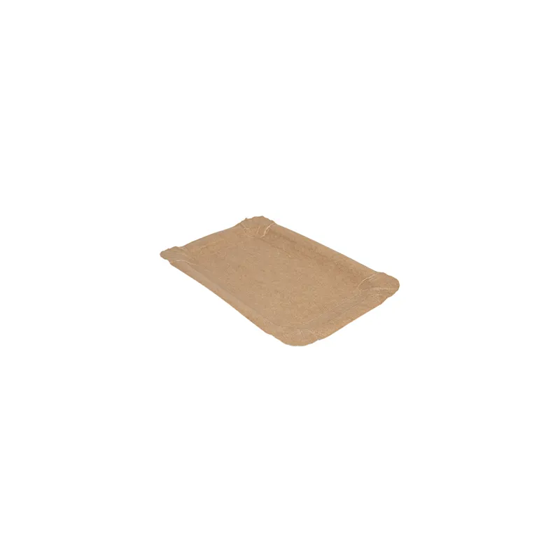 PLATEAUX PÂTISSERIE - PETITS  300 G/M2 17,5x11CM NATUREL KRAFT (250 UNITÉ)