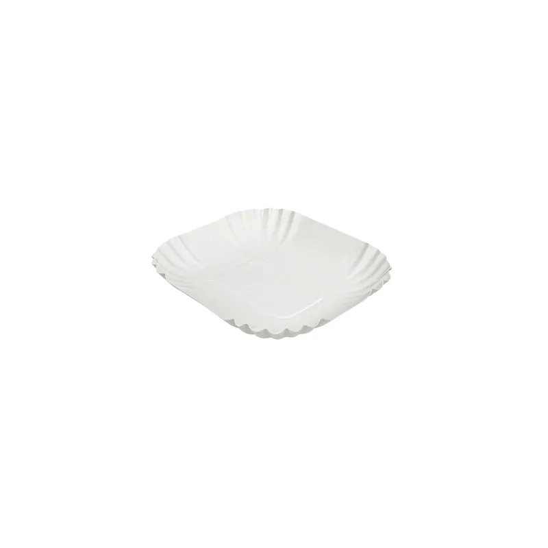 PLATEAUX  300 G/M2 15x12x2 CM BLANC CARTON (2000 UNITÉ)