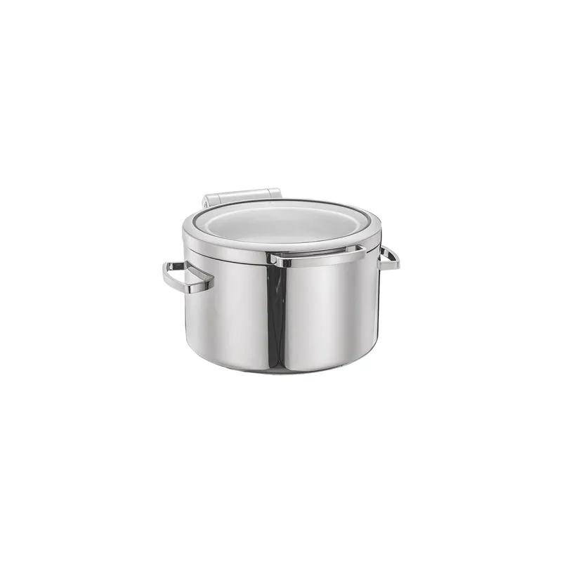 RÉCIPIENT À SOUPE AVEC FENÊTRE  11 L Ø 46x45x26,5 CM ARGENTE INOX (1 UNITÉ)