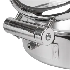 CHAFING DISH ROND AVEC FENÊTRE