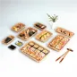 RÉCIPIENTS POUR "SUSHI" 20PE + 280 +16PE G/M2 16,5x11,5x2,4 CM NATUREL KRAFT (600 UNITÉ) RÉCIPIENTS POUR "SUSHI"