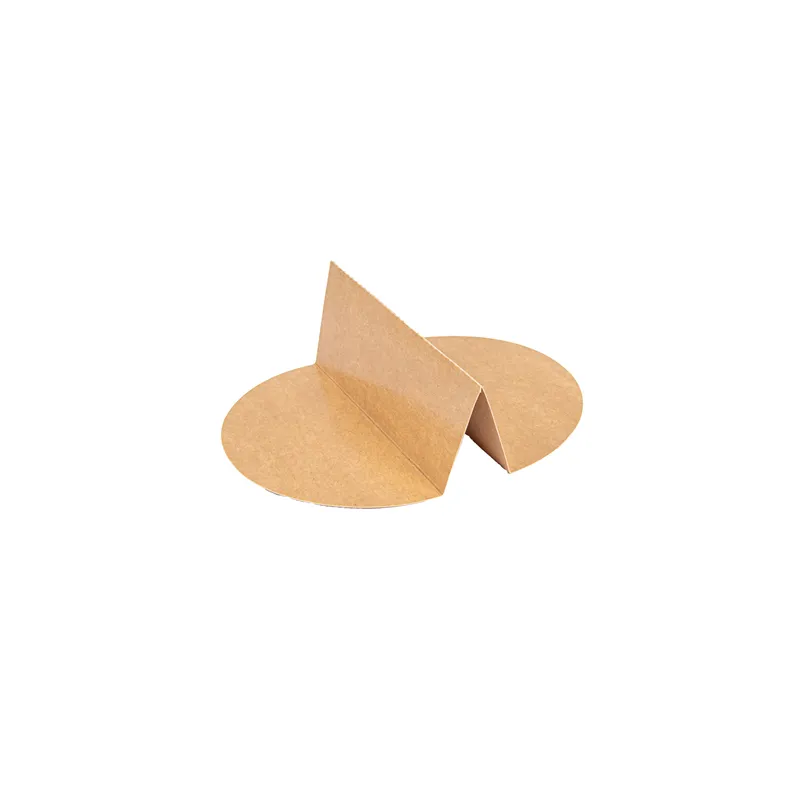 SÉPARATEUR SALADIER RÉF. 212.98  300 + 18 PE G/M2 Ø22,3/14x4,8 CM NATUREL KRAFT (600 UNITÉ)