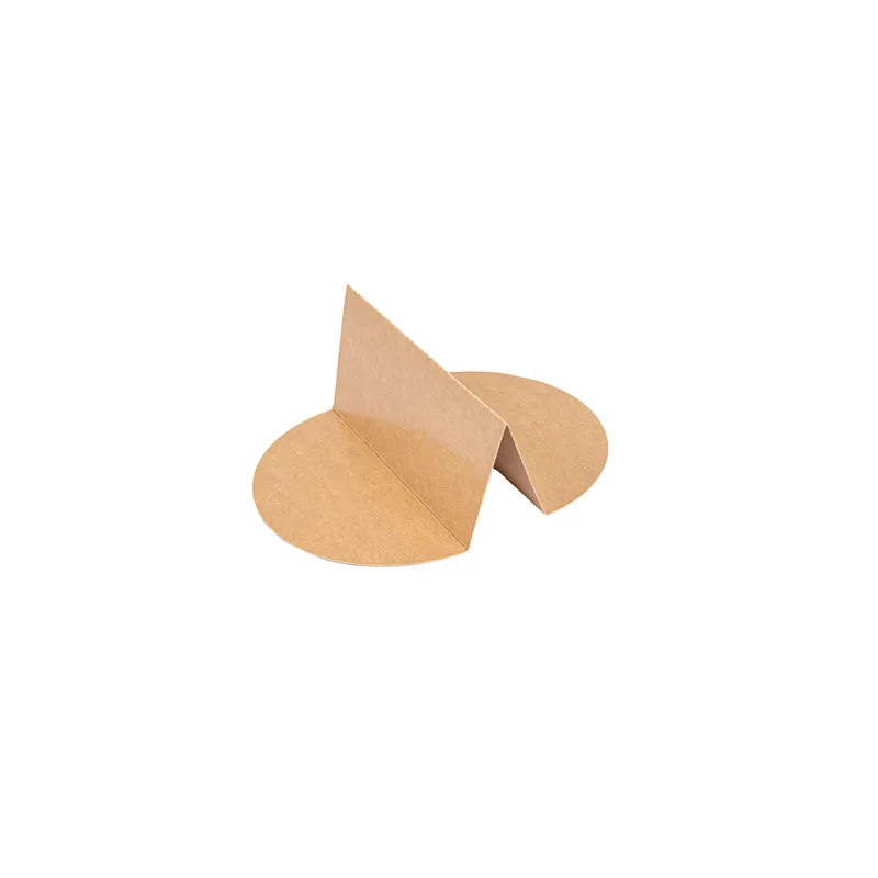 SÉPARATEUR 2 COMP. SALADIER 226.64  300 + 18 PE G/M2 Ø25,4/14x6,3 CM NATUREL KRAFT (600 UNITÉ)