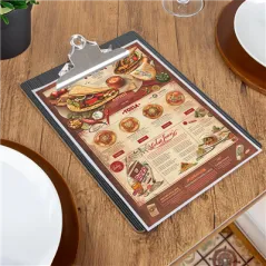 PLANCHE PORTE MENU AVEC PINCE