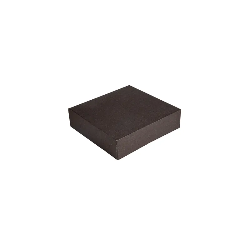 BOÎTES PATISSERIES SANS FENÊTRE THEPACK  30x30x8 CM CHOCOLAT CARTON NANO-MICRO (100 UNITÉ)