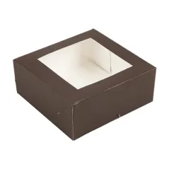 BOÎTES PATISSERIES AVEC FENÊTRE