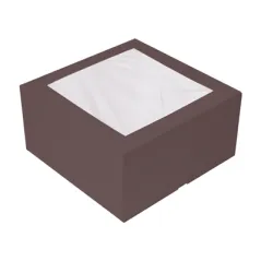 BOÎTES PÂTISSERIES AVEC FENÊTRE