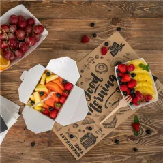 SETS DE TABLE OFFSET FEEL GREEN 'GOOD MORNING' 115 G/M2 24,5x38,5 CM NATUREL PAPIER RECYCLÉ (1000 UNITÉ)