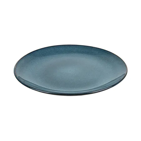 ASSIETTES AKALA  Ø27x17,7x3,4 CM BLEU STONEWARE (6 UNITÉ)