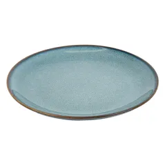 ASSIETTES AKALA  Ø21x14,5x2,7 CM BLEU STONEWARE (6 UNITÉ)