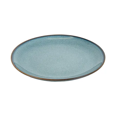ASSIETTES AKALA  Ø21x14,5x2,7 CM BLEU STONEWARE (6 UNITÉ)