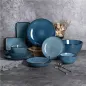 ASSIETTES AKALA Ø21x14,5x2,7 CM BLEU STONEWARE (6 UNITÉ) ASSIETTES