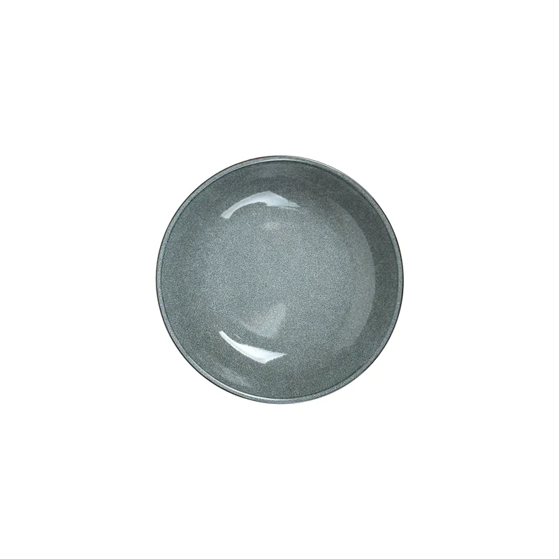 ASSIETTES CREUSES AKALA  Ø20x11,2x4,4 CM GRIS VERDÂTRE STONEWARE (6 UNITÉ)