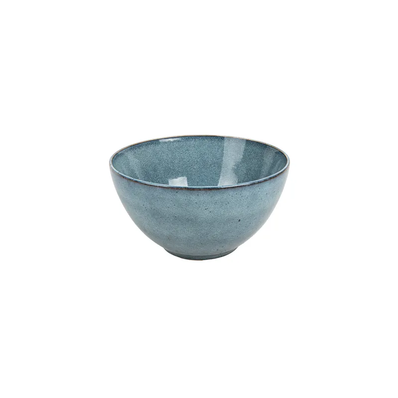 BOL AKALA 2,5 L Ø23,5x12,2 CM BLEU STONEWARE (3 UNITÉ)