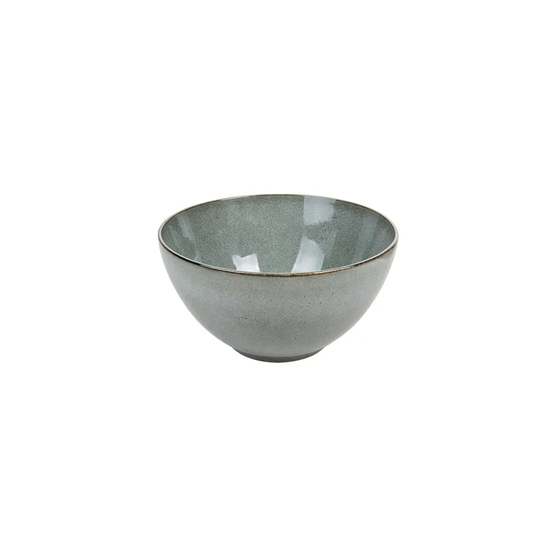 BOL AKALA 2,5 L Ø23,5x12,2 CM GRIS VERDÂTRE STONEWARE (3 UNITÉ)