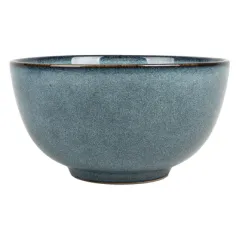 BOL AKALA 580 ML Ø14x7,7 CM BLEU STONEWARE (6 UNITÉ)