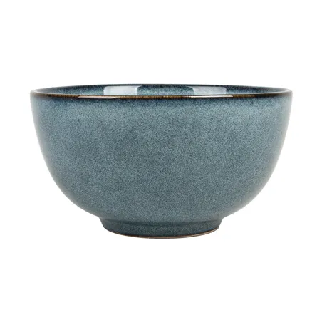 BOL AKALA 580 ML Ø14x7,7 CM BLEU STONEWARE (6 UNITÉ)