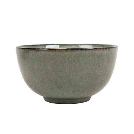 BOL AKALA 580 ML Ø14x7,7 CM GRIS VERDÂTRE STONEWARE (6 UNITÉ)