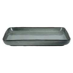 PLATEAUX AKALA 20,5x13,5x2,5CM GRIS VERDÂTRE STONEWARE (6 UNITÉ)