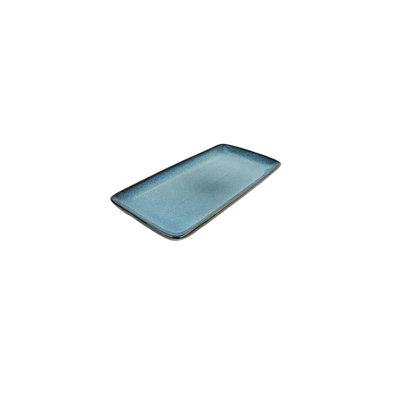 PLATEAUX AKALA 28x14x2,5 CM BLEU STONEWARE (4 UNITÉ) PLATEAUX AKALA 28x14x2,5 CM BLEU STONEWARE (4 UNITÉ)