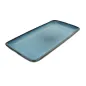 PLATEAUX AKALA 28x14x2,5 CM BLEU STONEWARE (4 UNITÉ) PLATEAUX