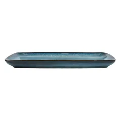 PLATEAUX AKALA 28x14x2,5 CM BLEU STONEWARE (4 UNITÉ)