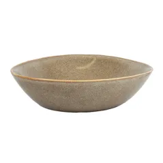 ASSIETTES CREUSES TRIANGULAIRES AKALA Ø21,5x19,5x5 CM TERRE STONEWARE (6 UNITÉ)