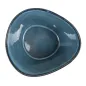 BOL TRIANGULAIRE AKALA 680 ML Ø15x8,3 CM BLEU STONEWARE (6 UNITÉ) BOL TRIANGULAIRE