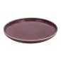 ASSIETTES AKALA Ø26,5x2,3 CM BORDEAUX STONEWARE (6 UNITÉ) ASSIETTES