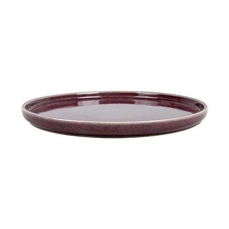 ASSIETTES AKALA  Ø26,5x2,3 CM BORDEAUX STONEWARE (6 UNITÉ)
