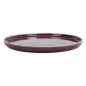 ASSIETTES AKALA Ø26,5x2,3 CM BORDEAUX STONEWARE (6 UNITÉ) ASSIETTES