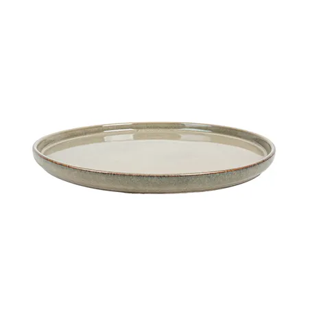 ASSIETTES AKALA  Ø26,5x2,3 CM BEIGE STONEWARE (6 UNITÉ)