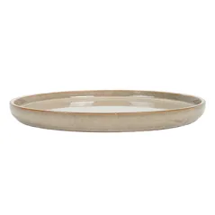 ASSIETTES AKALA Ø21x2 CM BEIGE STONEWARE (6 UNITÉ)