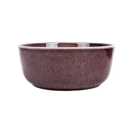 BOL AKALA 680 ML Ø15x6,2 CM BORDEAUX STONEWARE (6 UNITÉ)