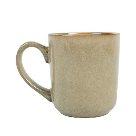TASSES À CAFÉ AKALA 390 ML Ø 9x6x10 CM BEIGE STONEWARE (6 UNITÉ)