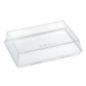 Couvercle PP pour assiette Quartz PP 185x130 mm