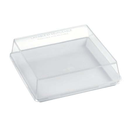 Couvercle PP pour assiette Quartz PP 160x160 mm