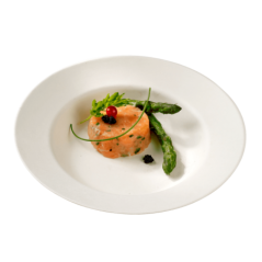 Assiette creuse pulpe de canne premium Ø230 mm