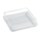 Assiette Quartz PP blanc 160x160 mm