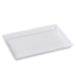 Assiette Quartz PP blanc 185x130 mm