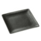 Assiette Sandy céramique noire 160x160x15 mm