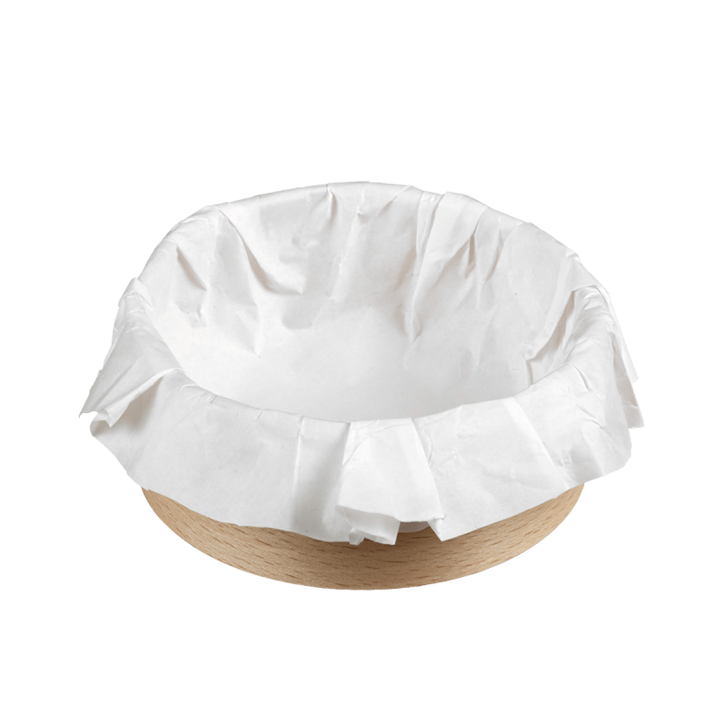 Cercle bois avec papier cuisson Ø100 mm
