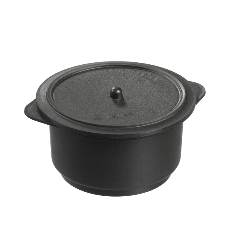Cocotte LOOP avec couvercle PP noire 350 ml