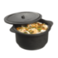 Cocotte LOOP avec couvercle PP noire 350 ml