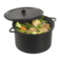 Cocotte LOOP avec couvercle PP noire 650 ml