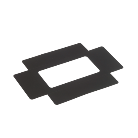 Couvercle noir avec fenêtre pour plateau Fenix 1/4 GN