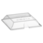 Couvercle pour plateau Fluid' PP 390x290 mm