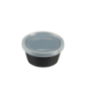 Pot à sauce PP noir 60 ml